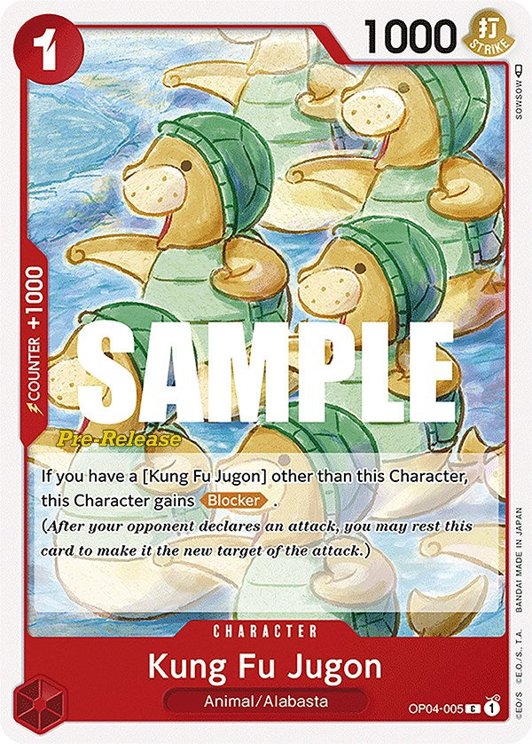 Kung Fu Jugon [Kingdoms of Intrigue Pre-Release Cards] op04-005