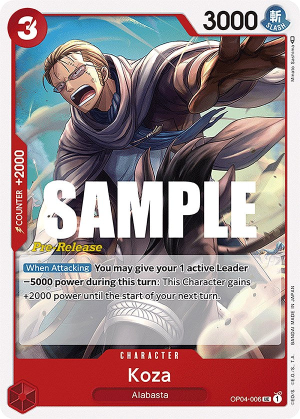 Koza [Kingdoms of Intrigue Pre-Release Cards] op04-006