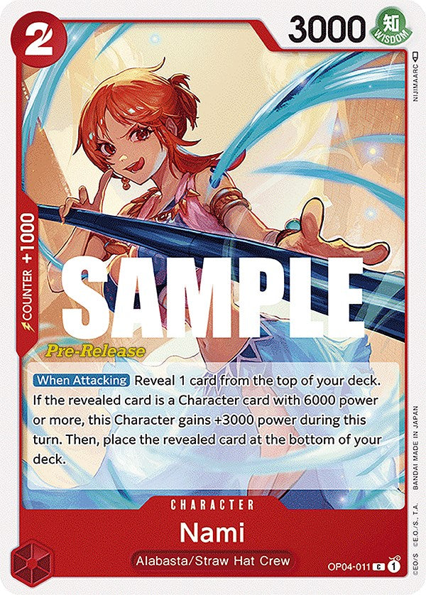 Nami [Kingdoms of Intrigue Pre-Release Cards] op04-111