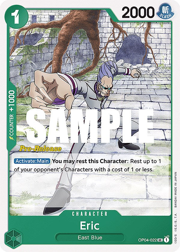 Eric [Kingdoms of Intrigue Pre-Release Cards] op04-022
