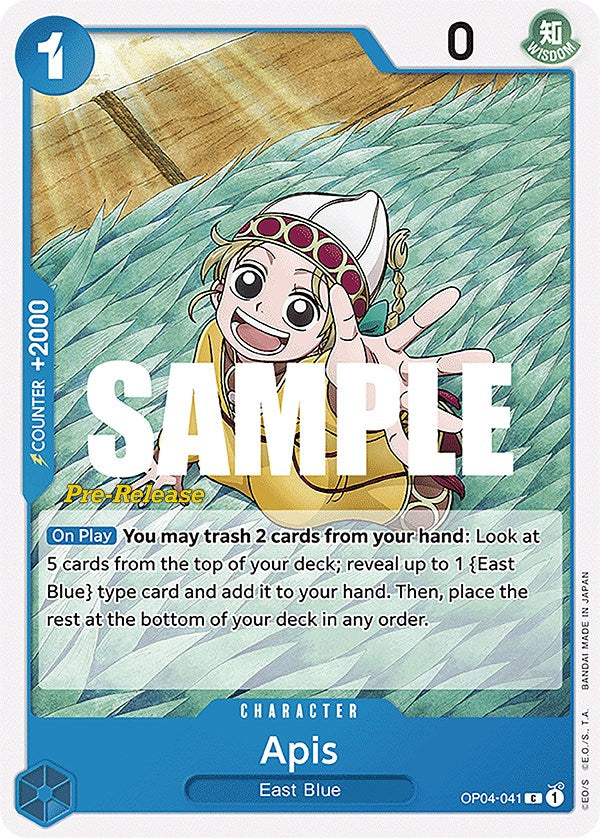 Apis [Kingdoms of Intrigue Pre-Release Cards] op04-041