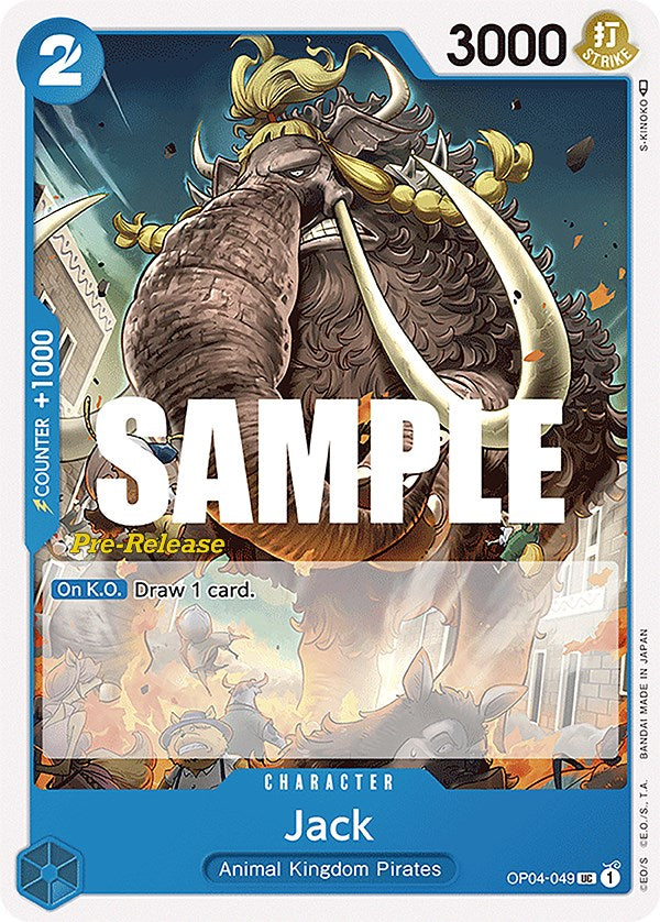 Jack [Kingdoms of Intrigue Pre-Release Cards] op04-049
