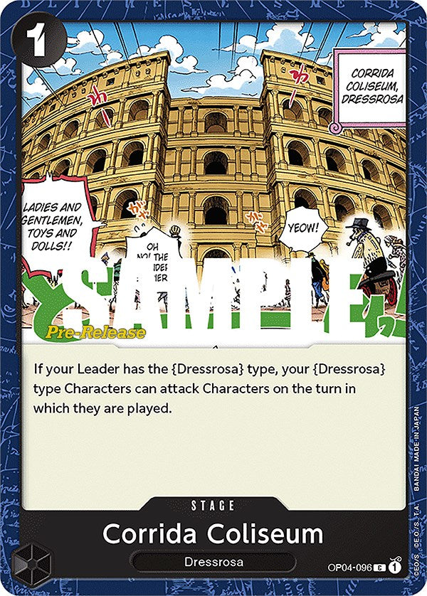 Corrida Coliseum [Kingdoms of Intrigue Pre-Release Cards] op04-096