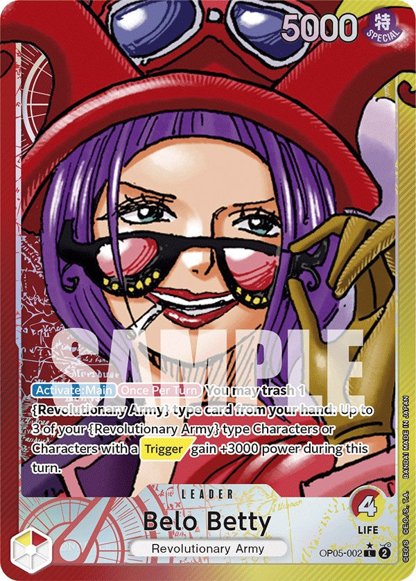Belo Betty (Alternate Art) [Awakening of the New Era] op05-002