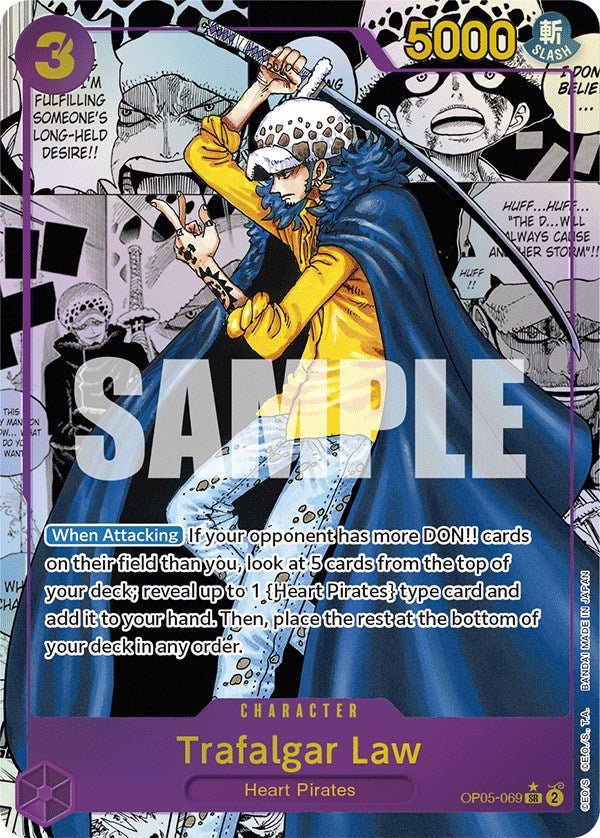 Trafalgar Law (Alternate Art)(Manga) [Awakening of the New Era] op05-069