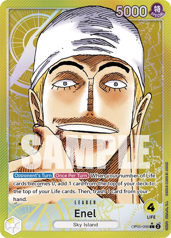 Enel (Alternate Art) [Awakening of the New Era] op05-098