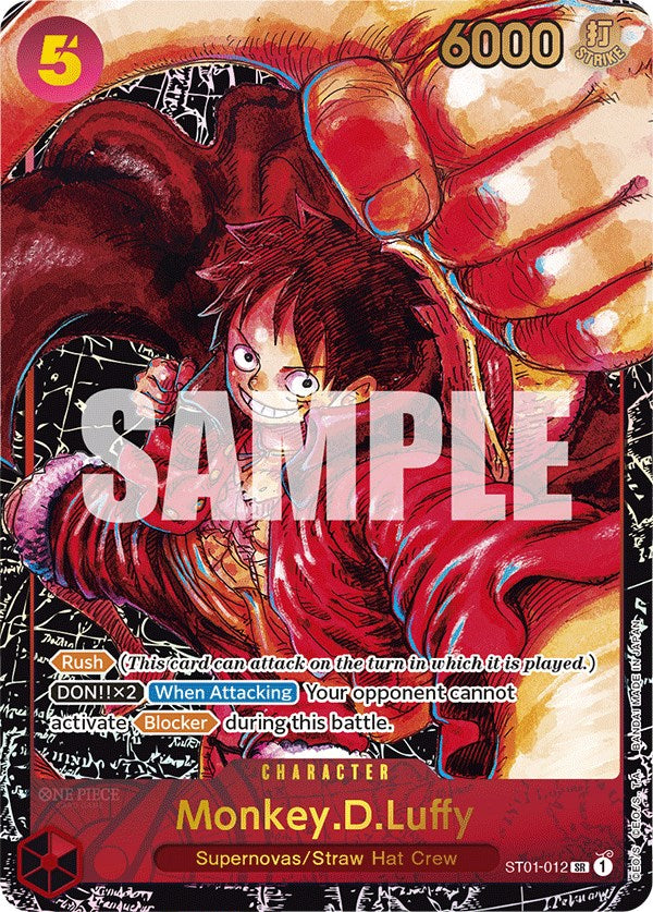 Monkey.D.Luffy (Alternate Art) [Starter Deck: Straw Hat Crew] st01-012