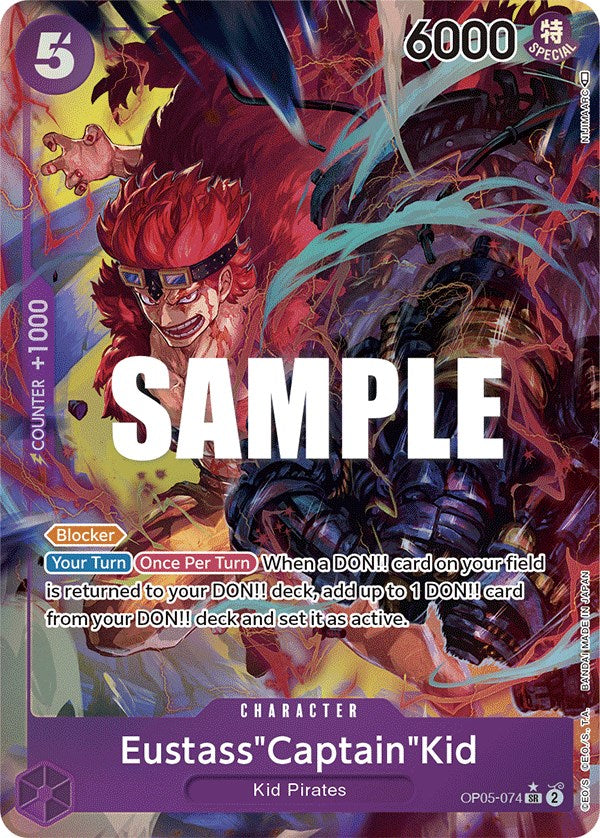 Eustass"Captain"Kid (Alternate Art) [Awakening of the New Era] op05-074