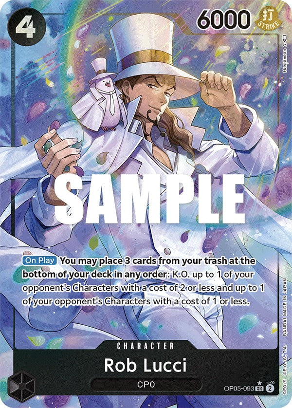 Rob Lucci (Alternate Art) [Awakening of the New Era] op05-093