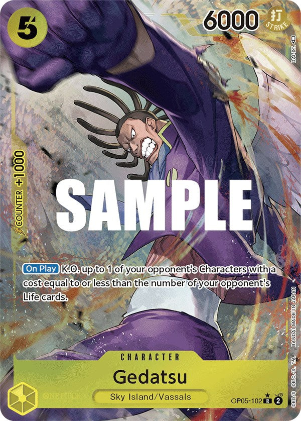 Gedatsu (Alternate Art) [Awakening of the New Era] op05-102