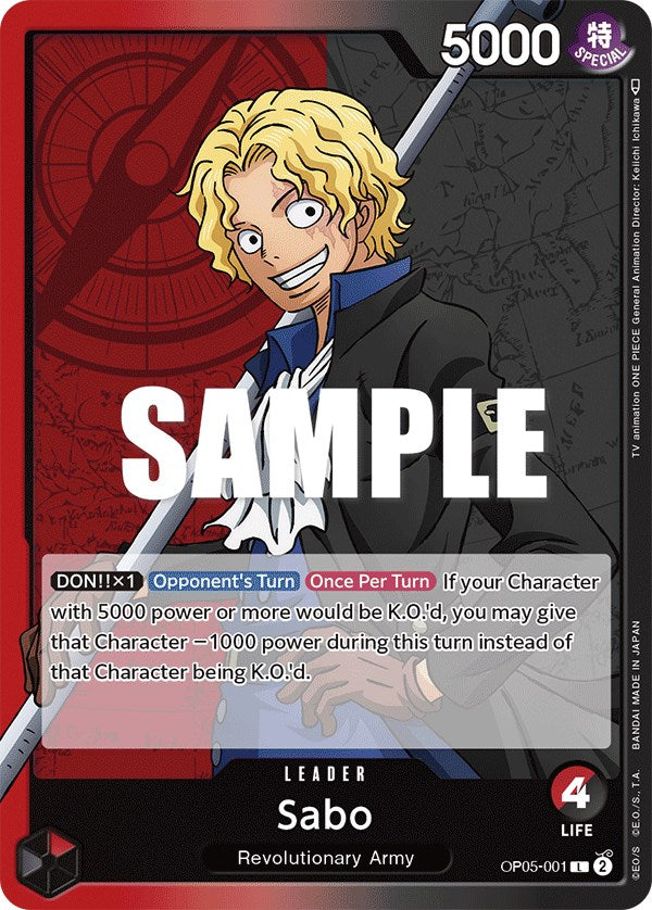 Sabo [Awakening of the New Era] op05-001