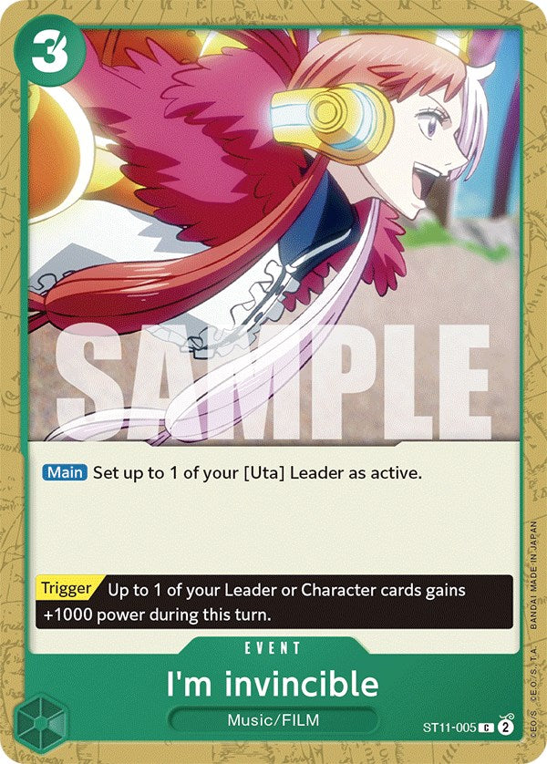 I'm invincible [Starter Deck: Uta] st11-005
