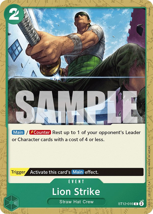 Lion Strike [Starter Deck: Zoro and Sanji] st12-016