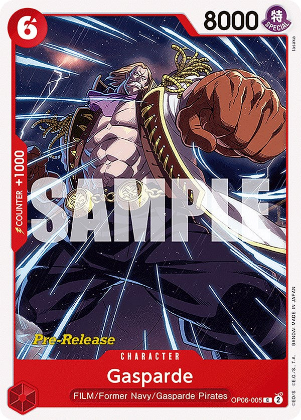 Gasparde [Wings of the Captain Pre-Release Cards] op06-005