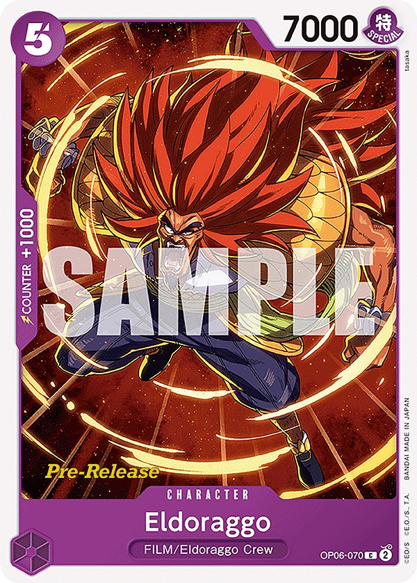 Eldoraggo [Wings of the Captain Pre-Release Cards] op06-070