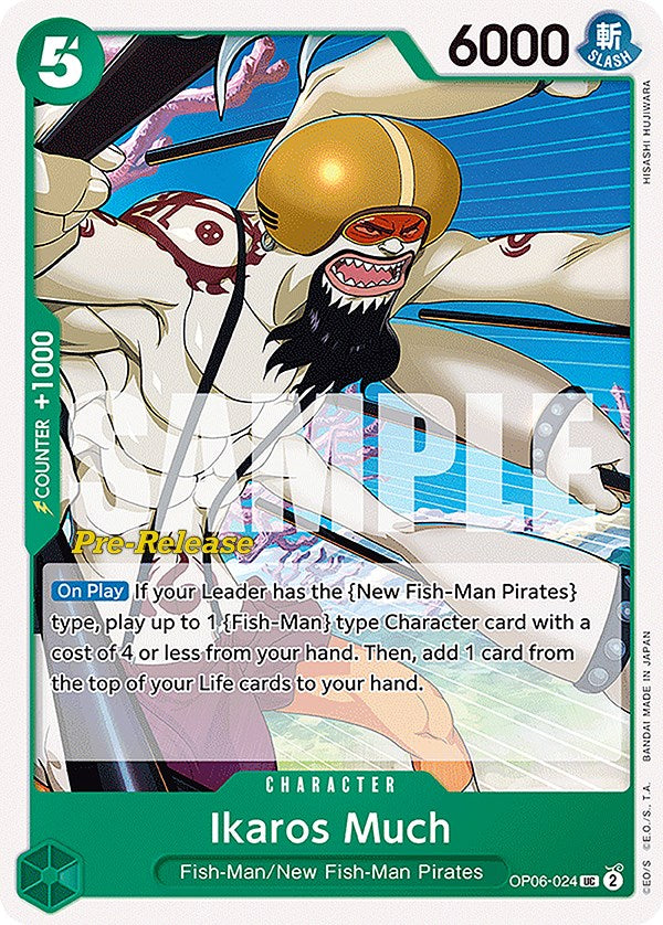 Ikaros Much [Wings of the Captain Pre-Release Cards] op06-024