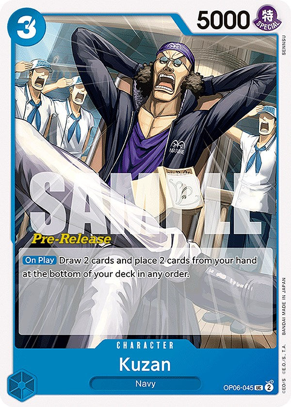 Kuzan [Wings of the Captain Pre-Release Cards] op06-045