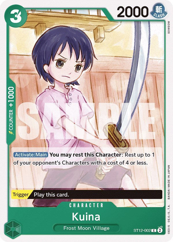 Kuina [Starter Deck: Zoro and Sanji] st12-002