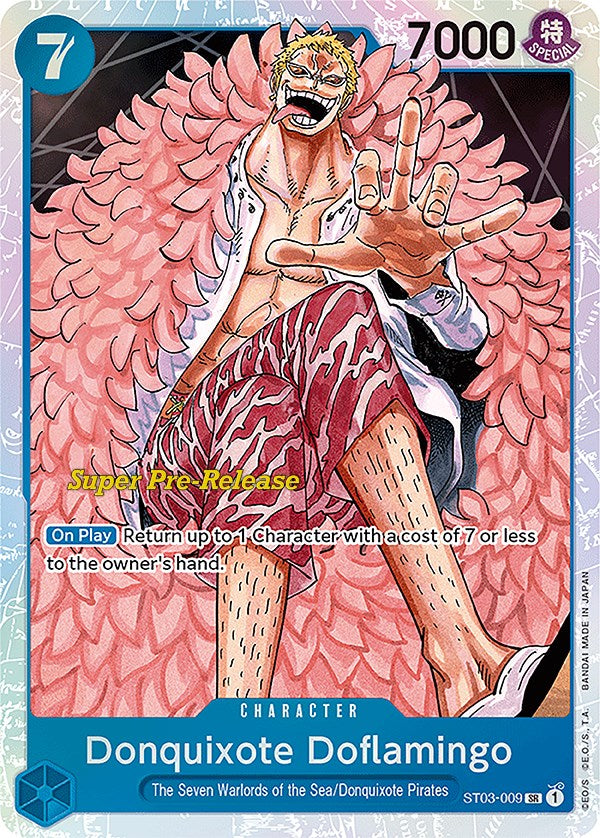 Donquixote Doflamingo [Super Pre-Release Starter Deck: The Seven Warlords of the Sea] st03-009