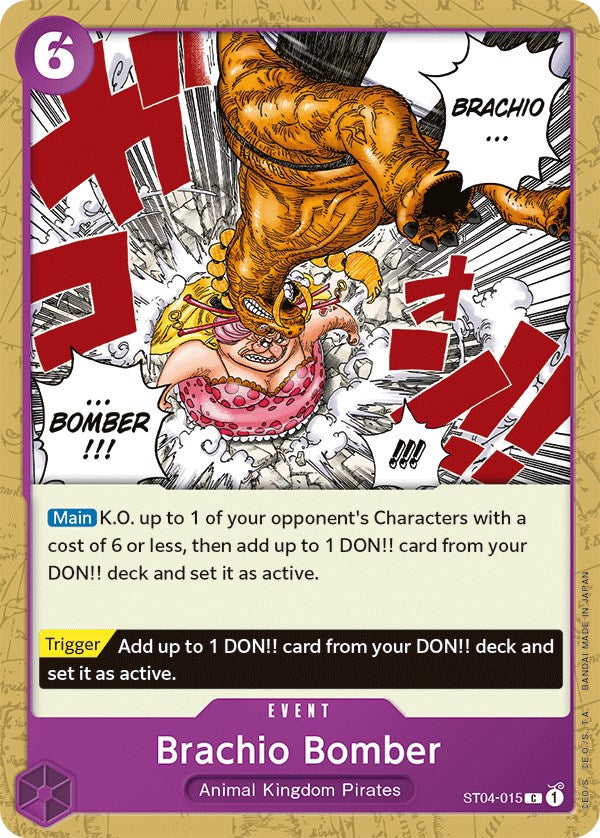 Brachio Bomber [Starter Deck: Animal Kingdom Pirates] st04-015