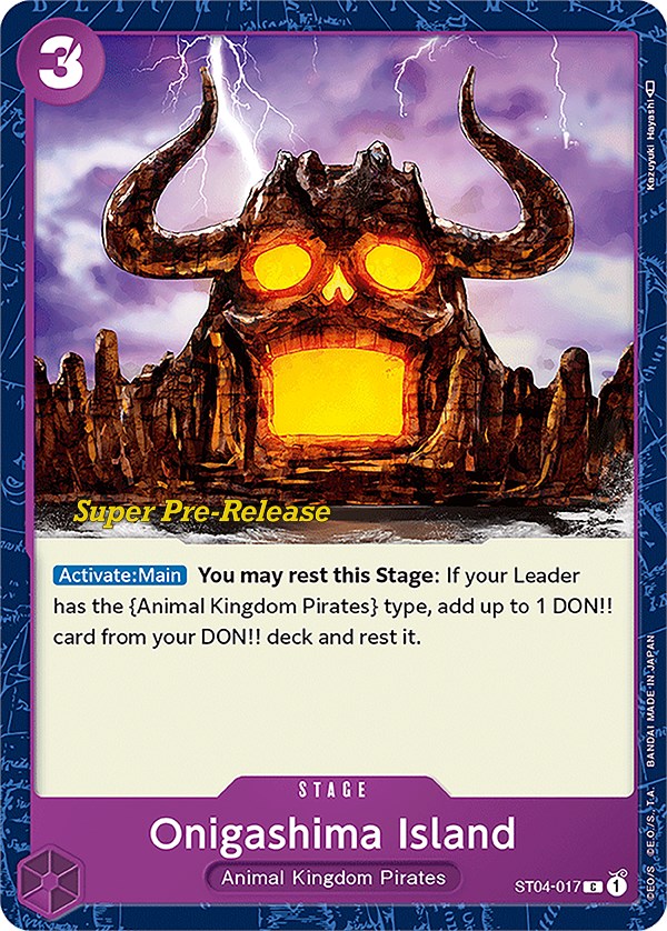 Onigashima Island [Super Pre-Release Starter Deck: Animal Kingdom Pirates] st04-017