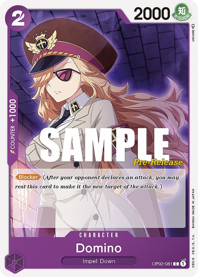 Domino [Paramount War Pre-Release Cards] op02-081