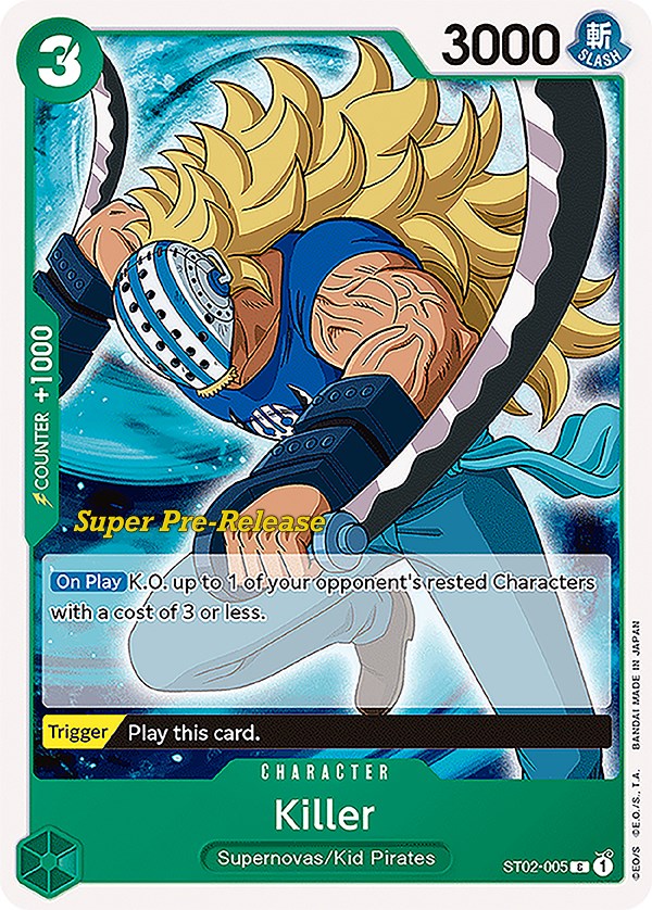 Killer [Super Pre-Release Starter Deck: Worst Generation] st02-005