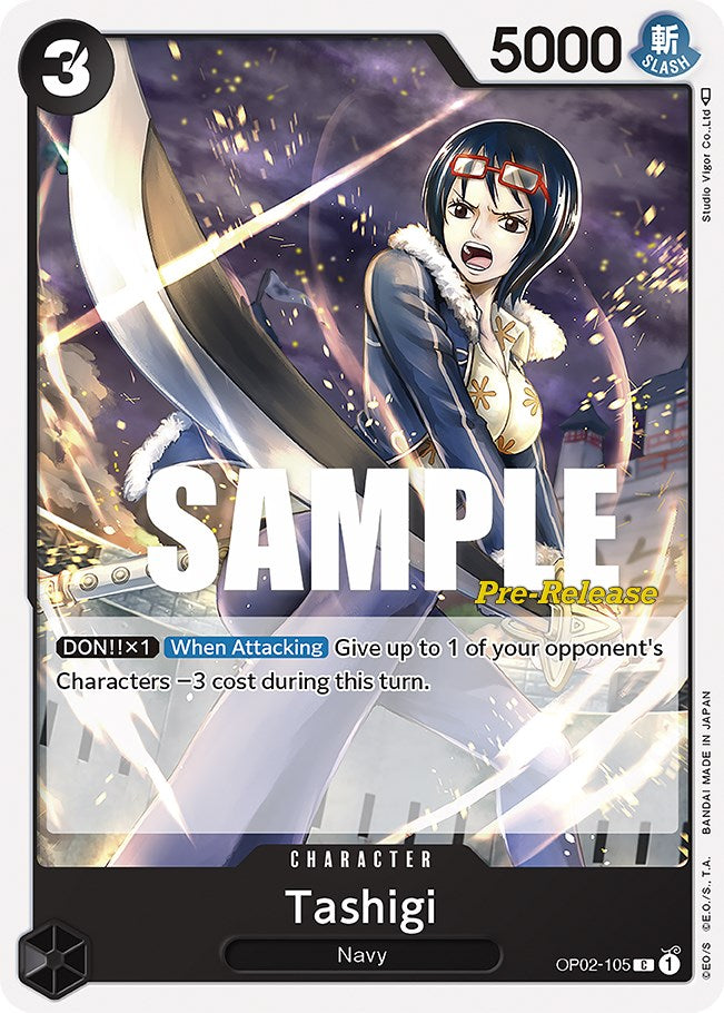 Tashigi [Paramount War Pre-Release Cards] op02-105