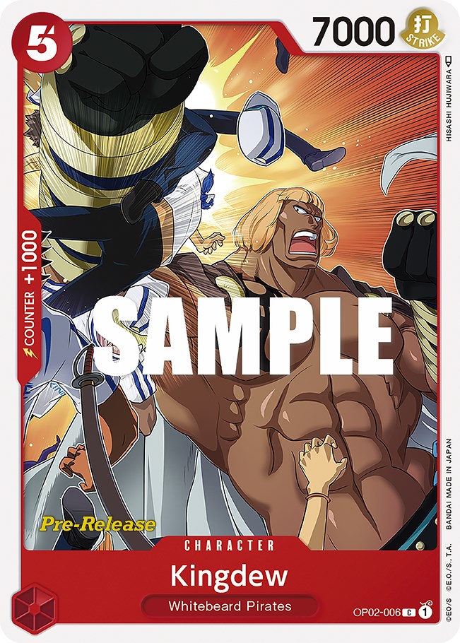 Kingdew [Paramount War Pre-Release Cards] op02-006