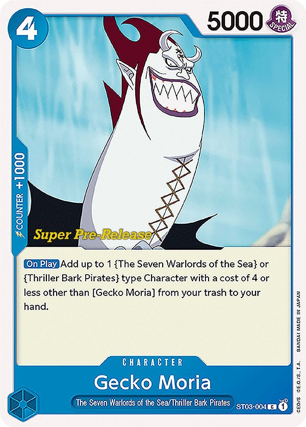 Gecko Moria [Super Pre-Release Starter Deck: The Seven Warlords of the Sea] st03-004