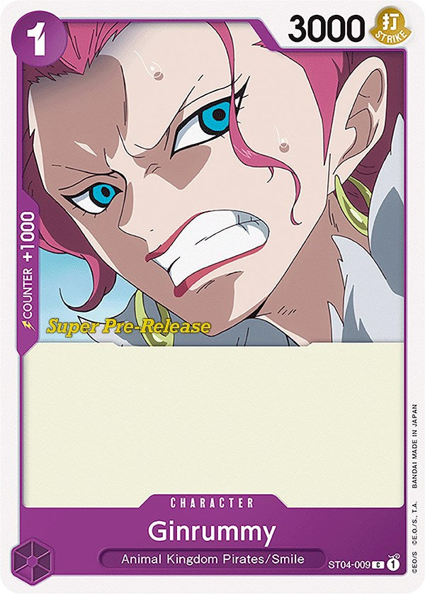 Ginrummy [Super Pre-Release Starter Deck: Animal Kingdom Pirates] st04-009
