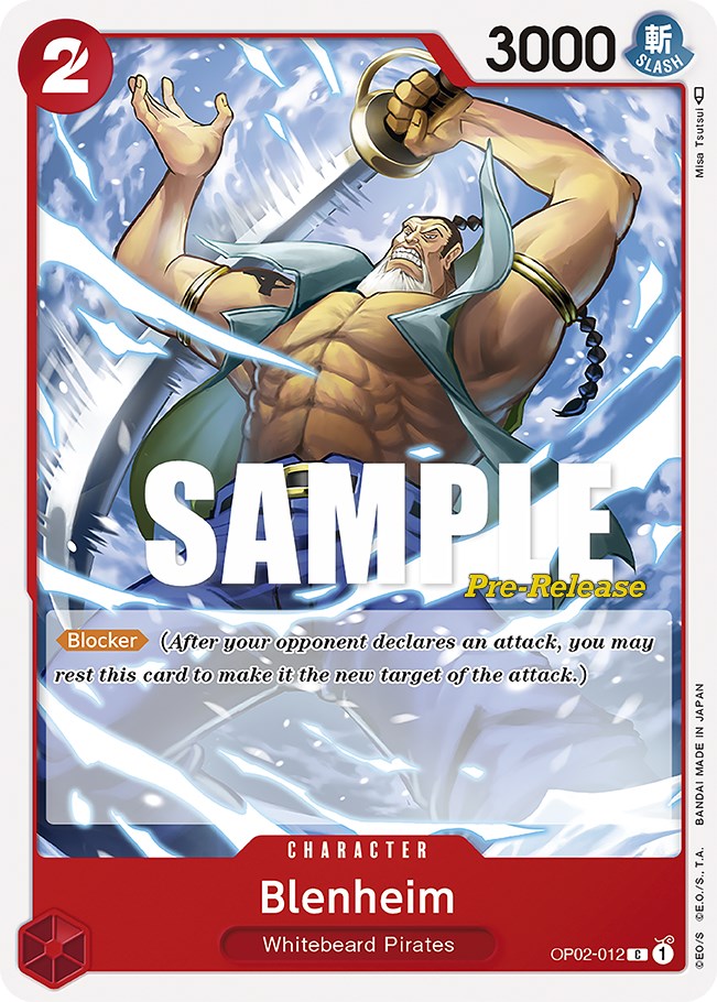 Blenheim [Paramount War Pre-Release Cards] op02-012