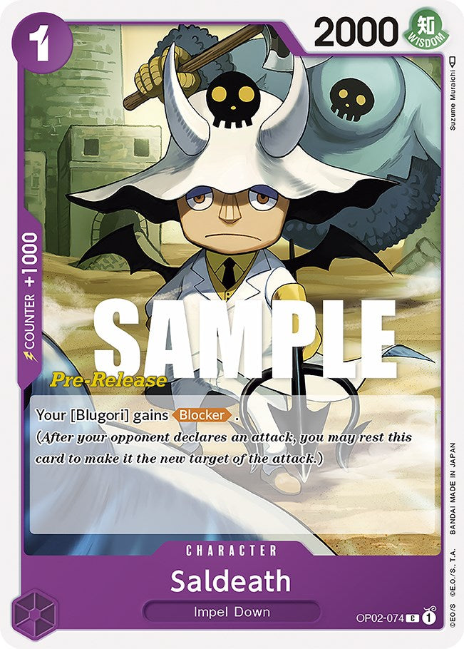 Saldeath [Paramount War Pre-Release Cards] op02-074