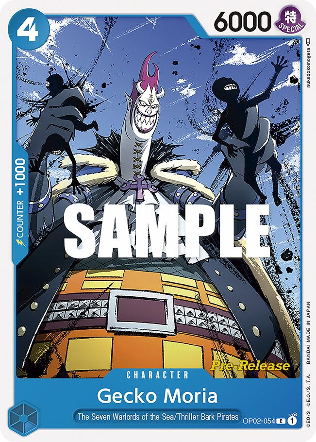 Gecko Moria [Paramount War Pre-Release Cards] op02-054