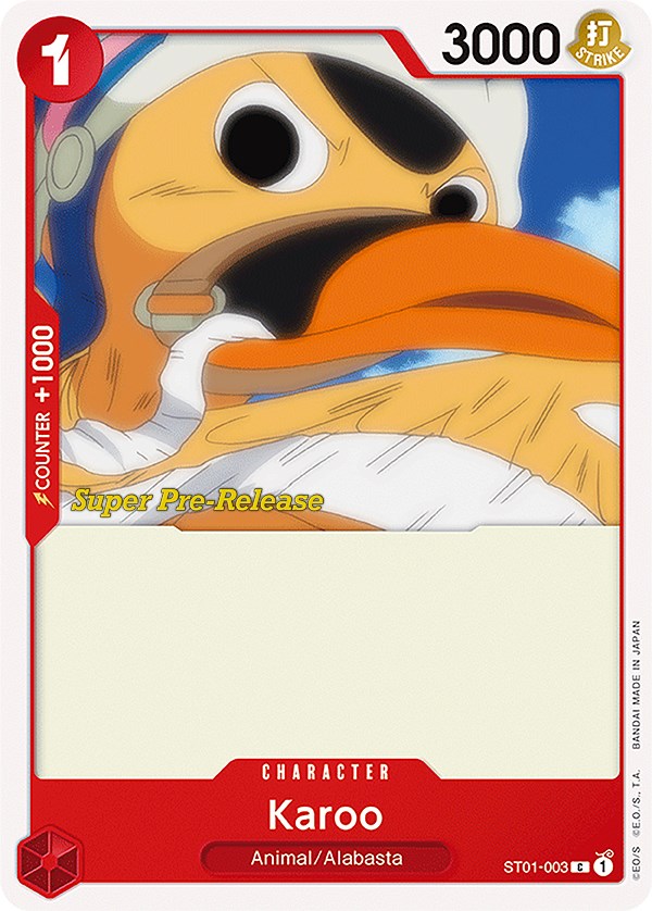 Karoo [Super Pre-Release Starter Deck: Straw Hat Crew] st01-003
