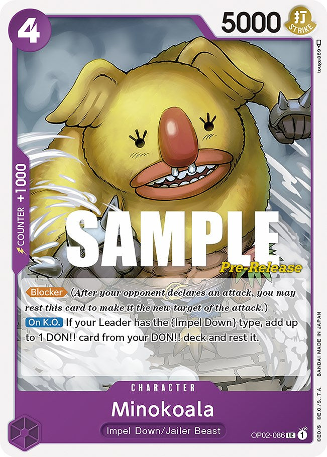 Minokoala [Paramount War Pre-Release Cards] op02-086