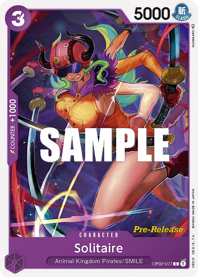 Solitaire [Paramount War Pre-Release Cards] op02-077