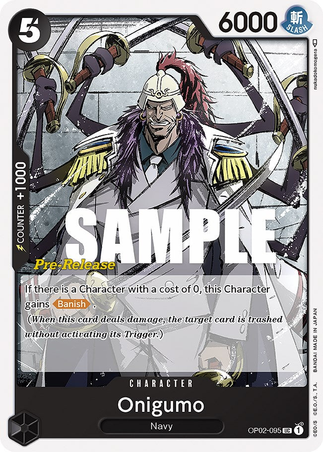 Oniguma [Paramount War Pre-Release Cards] OP02-095