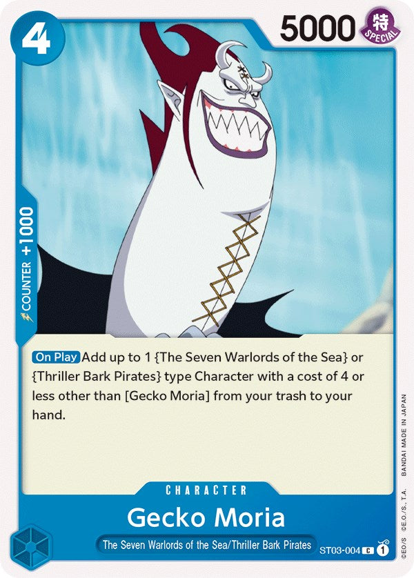 Gecko Moria [Starter Deck: The Seven Warlords of The Sea] st03-004