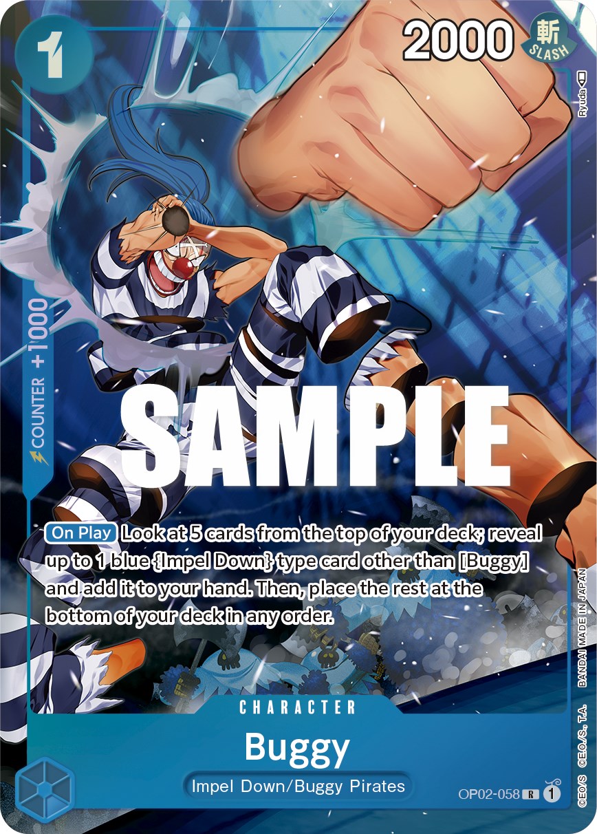 Buggy (Alternate Art) [Paramount War] op02-058