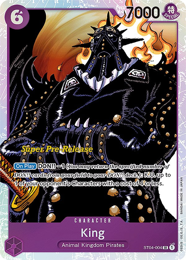 King [Super Pre-Release Starter Deck: Animal Kingdom Pirates] st04-004