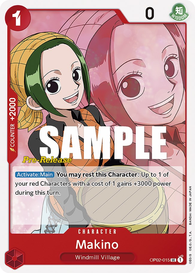 Makino [Paramount War Pre-Release Cards] op02-015