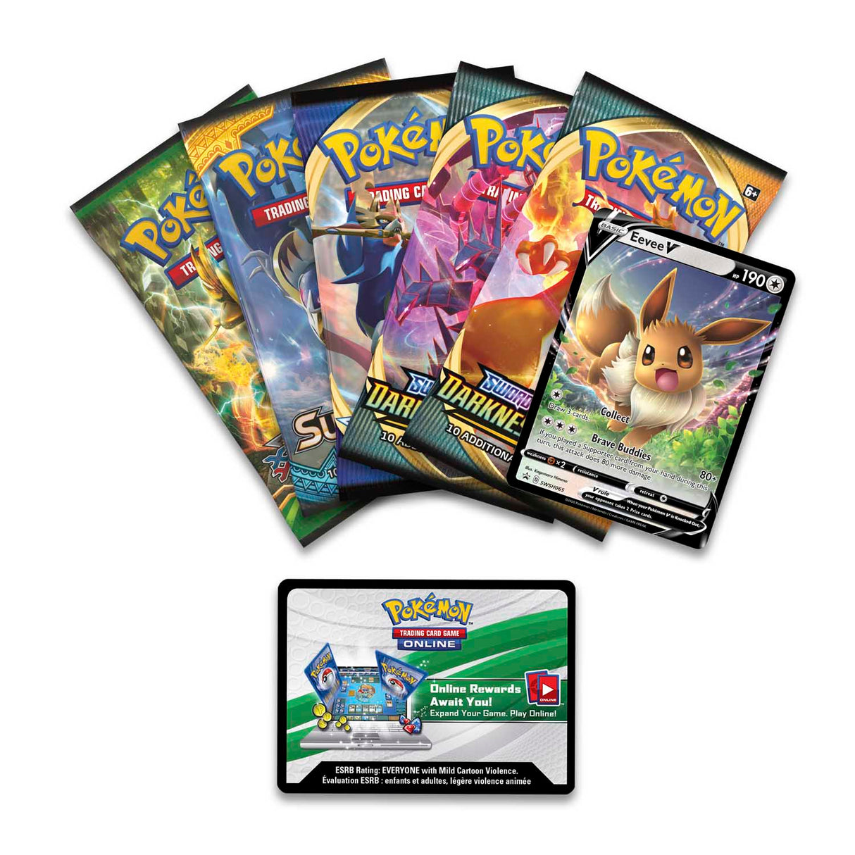 Pokemon - Sword & Shield - V Powers Tin (Eevee V)