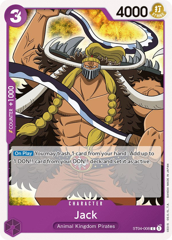 Jack [Starter Deck: Animal Kingdom Pirates] st04-008
