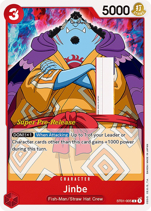 Jinbe [Super Pre-Release Starter Deck: Straw Hat Crew] st01-005